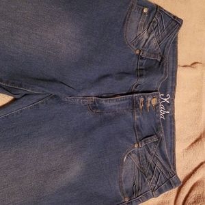 Medium blue skinny jeans